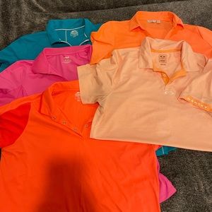 5 Womens golf polos